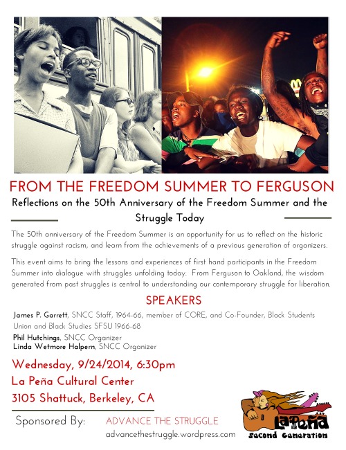 From the Freedom Summer to Ferguson-